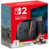 Consola Nintendo Switch 2 azul claro y rojo claro + Mario Kart World (código)