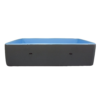 Piscina infantil inflable rectangular portátil de PVC